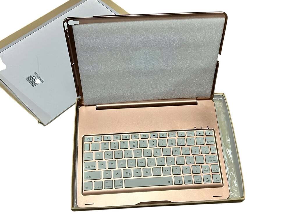 Typecase Flexbook Touch 360-degree Rotating Keyboard Case for iPad, Rose Gold